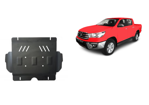 Acier plaque couvercle cache protection moteur Toyota Hilux Invincible (2021-2026)