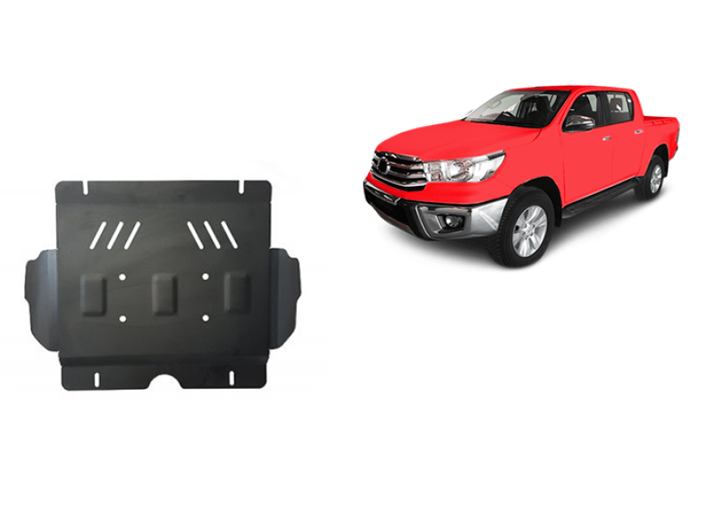 Acier plaque couvercle cache protection moteur Toyota Hilux Invincible (2021-2026)