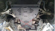 Acier plaque couvercle cache protection moteur Audi Q7 (2006-2015)