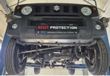 Aluminium plaque couvercle cache protection moteur Suzuki Jimny (2018-2026)