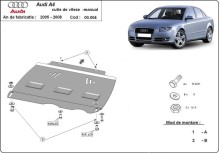 Acier plaque couvercle cache protection boîte de vitesses manuelle Audi A4 B7 (2005-2008)