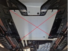 Aluminium plaque couvercle cache protection filtre à carburant Ford Ranger Raptor (2023-2026)