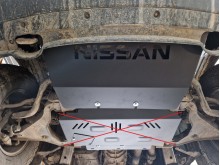 Acier plaque couvercle cache protection de radiateur Nissan Navara (2005-2015)