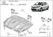 Acier plaque couvercle cache protection moteur Opel Grandland X (2011-2020)