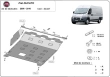 Stalowa Osłona pod silnik Fiat Ducato (2006-2016)