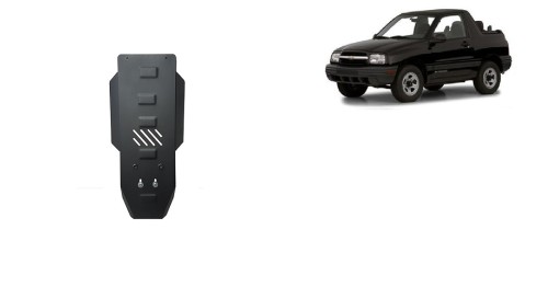 Stalowa Osłona skrzyni biegów Chevrolet Tracker (1999-2005)