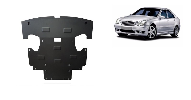 Acier plaque couvercle cache protection moteur Mercedes E-Classe W212 (2000-2007)