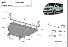 Acier plaque couvercle cache protection moteur Nissan NV300 (2022-2026)