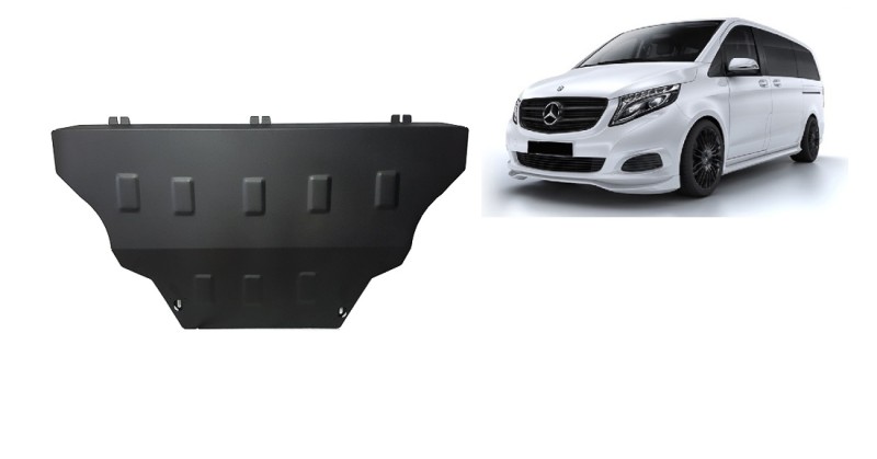 Acier plaque couvercle cache protection moteur Mercedes Viano W447, 2.2 D, 4x4 (2014-2026)