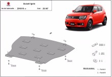 Stalowa Osłona pod silnik Suzuki Ignis (2016-2026)