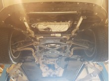 Acier plaque couvercle cache protection boîte de vitesses Audi Q8 (2018-2026)