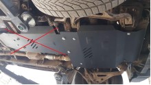 Acier plaque couvercle cache protection moteur Chevrolet Tracker (1999-2005)