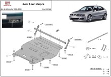 Acier plaque couvercle cache protection moteur Seat Leon (1998-2004)