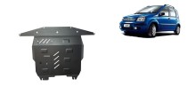 Acier plaque couvercle cache protection moteur Fiat Panda (2003-2012)