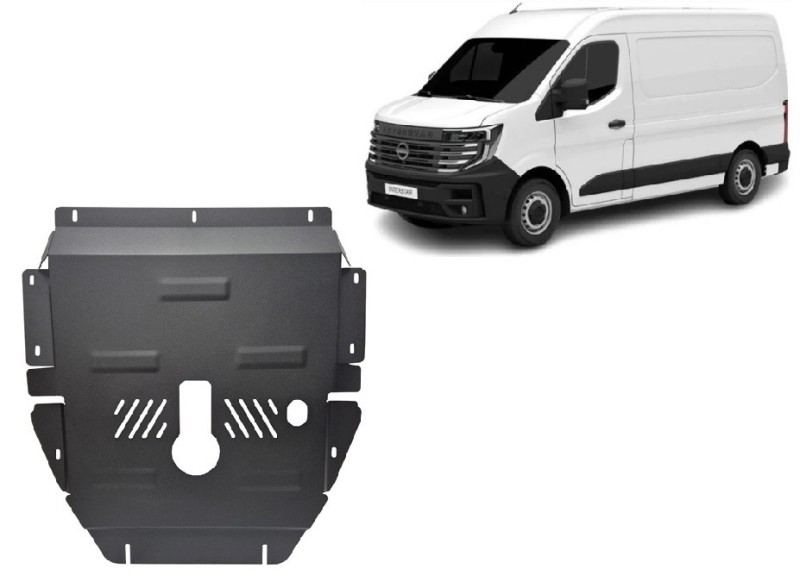Acier plaque couvercle cache protection moteur Nissan Interstar (2024-2026)
