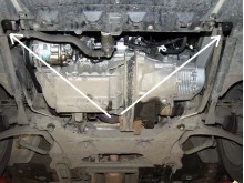 Acier plaque couvercle cache protection moteur Citroen C5 (2004-2007)