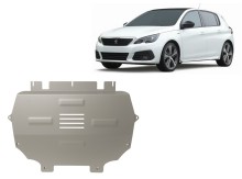 Aluminium plaque couvercle cache protection moteur Peugeot 308 (2018-2026)