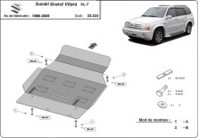 Stalowa Osłona pod silnik Suzuki Grand Vitara XL-7 (1998-2009)