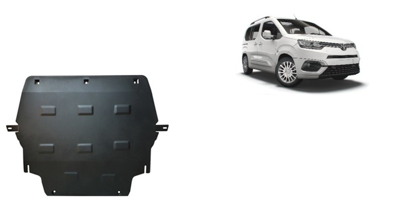 Acier plaque couvercle cache protection moteur Toyota Proace (2020-2026)