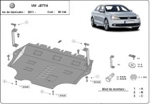 Acier plaque couvercle cache protection moteur Volkswagen LT (2011-2026)