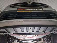 Acier plaque couvercle cache protection catalyseur Renault Trafic (2022-2026)