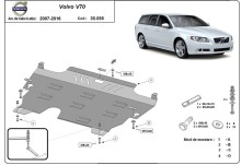 Acier plaque couvercle cache protection moteur Volvo V40 (2007-2016)