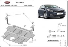 Acier plaque couvercle cache protection moteur Kia Rio 3 (2011-2014)