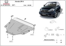 Acier plaque couvercle cache protection moteur Honda CR-V (2007-2016)