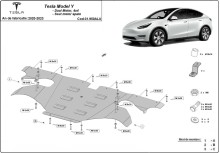 Tylna aluminiowa osłona silnika elektrycznego – Tesla Model Y (2020-2023)