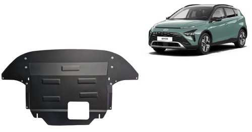 Stalowa Osłona pod silnik Hyundai Bayon (2021-2026)