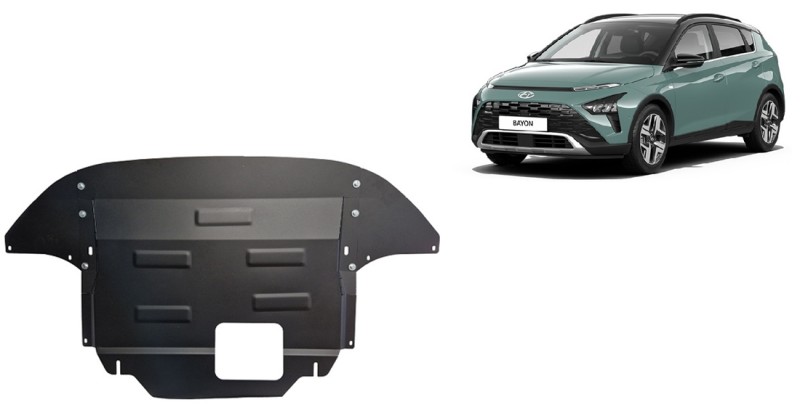 Stalowa Osłona pod silnik Hyundai Bayon (2021-2026)