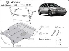 Acier plaque couvercle cache protection moteur VW Golf 6 (1998-2006)