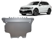 Aluminium plaque couvercle cache protection moteur Volkswagen Tiguan (2016-2024)