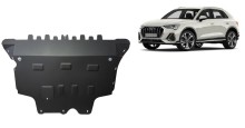 Acier plaque couvercle cache protection moteur Audi Q3 (2018-2025)