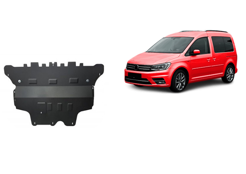 Acier plaque couvercle cache protection moteur Volkswagen Caddy (2020-2026)