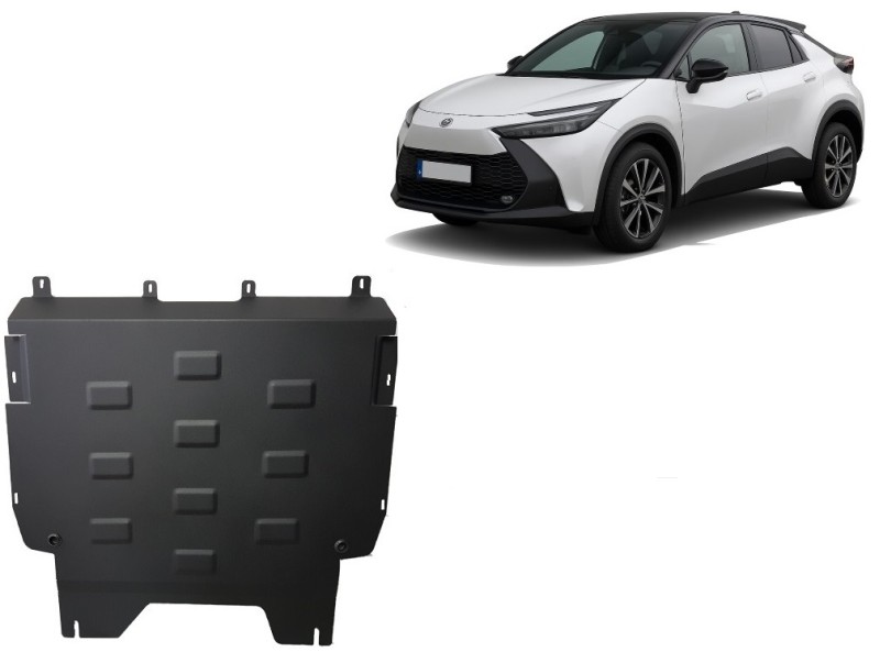 Acier plaque couvercle cache protection moteur Toyota C-HR (2023-2026)