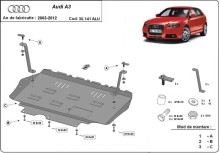 Aluminium Osłona pod silnik Audi A3 (2003-2012)