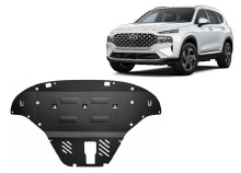 Acier plaque couvercle cache protection moteur Hyundai Santa Fe (2018-2023)