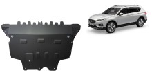 Acier plaque couvercle cache protection moteur Seat Arosa (2018-2026)