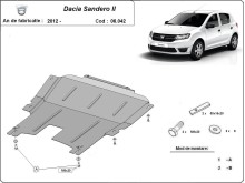 Acier plaque couvercle cache protection moteur Dacia Sandero 2 (2012-2020)