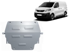 Aluminium plaque couvercle cache protection moteur Peugeot Traveller (2016-2026)