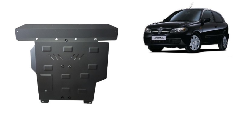 Acier plaque couvercle cache protection moteur Nissan Kubistar (2000-2006)