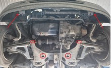 Acier plaque couvercle cache protection moteur Renault Twingo (1992-2007)