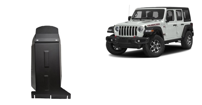Acier plaque couvercle cache protection moteur Jeep Wrangler (2017-2026)