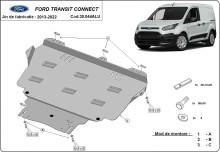 Aluminium plaque couvercle cache protection moteur Ford Transit Connect (2013-2022)