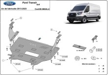 Aluminium Osłona pod silnik Ford Transit 4x4 (2013-2023)