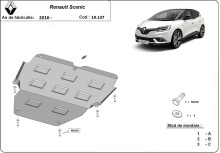 Acier plaque couvercle cache protection moteur Renault Trafic (2016-2022)