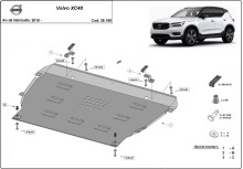 Acier plaque couvercle cache protection moteur Volvo V70 (2018-2026)