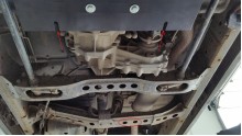 Acier plaque couvercle cache protection boîte de vitesses Nissan Navara (1997-2004)