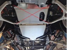 Aluminium plaque couvercle cache protection boîte de vitesses Ford Ranger Raptor (2023-2026)